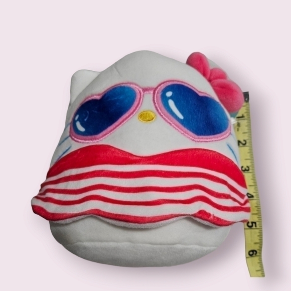 Hello Kitty Squishmallow 6-Inch Plush Toy New - Picture 8 of 9
